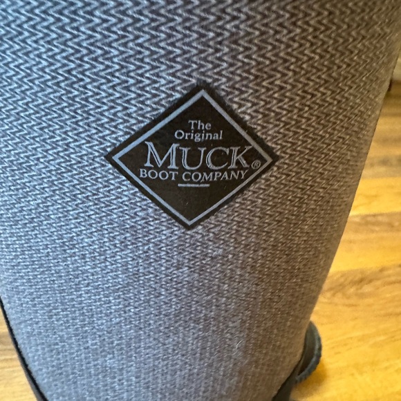 Muck Stylish Black and Gray Tall Boots - Picture 4 of 5